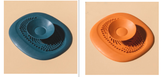 shop.plusyouclub 0 Orange and Blue / 1PC Bathroom Washbasin Drain Hair Catcher Kitchen Sewer Nausea Deodorant Deodorant Cover Seal Insect-proof Sink Floor Drain Cover