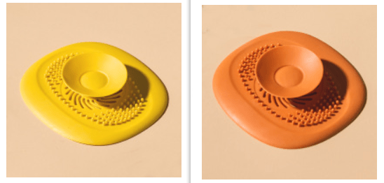 shop.plusyouclub 0 Orange and Yellow / 1PC Bathroom Washbasin Drain Hair Catcher Kitchen Sewer Nausea Deodorant Deodorant Cover Seal Insect-proof Sink Floor Drain Cover