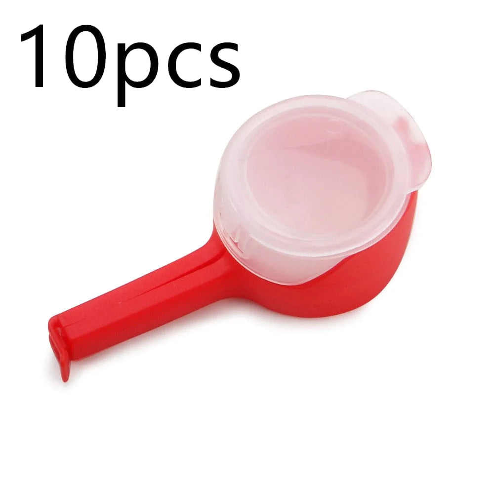 shop.plusyouclub 0 Red / 10pcs Seal-And-Pour Food Storage Clips