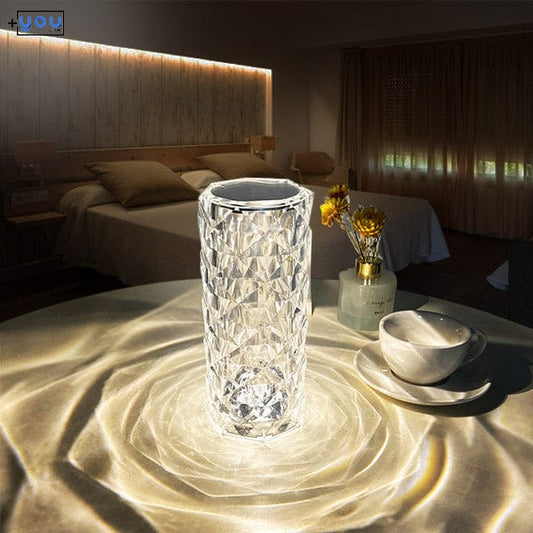 shop.plusyouclub 0 Rose Crystal Touch Control Lamp