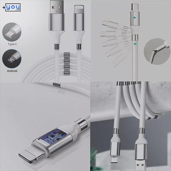 shop.plusyouclub 0 Self-Winding Magnetic Charging Cable