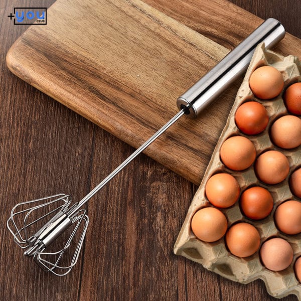 shop.plusyouclub 0 Semi-Automatic Stainless Steel Whisk