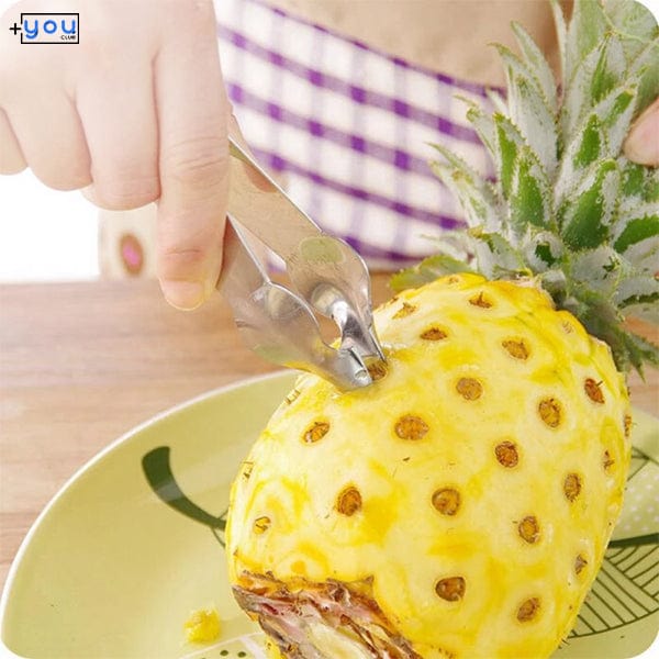 shop.plusyouclub 0 Silver Stainless Steel Pineapple Seed Remover