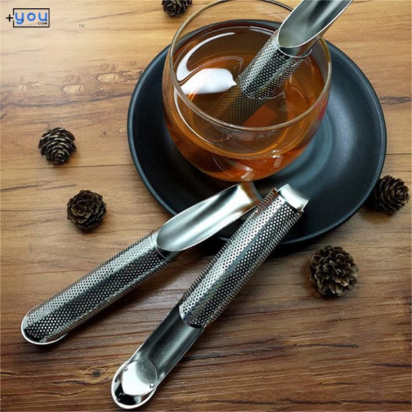 shop.plusyouclub 0 Silver Stainless Steel Tea Infuser