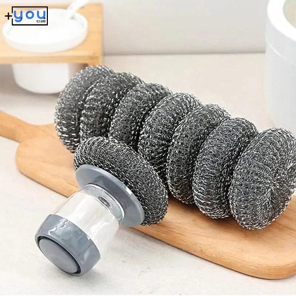 shop.plusyouclub 0 Utensil Cleaning Brush With Soap Dispenser