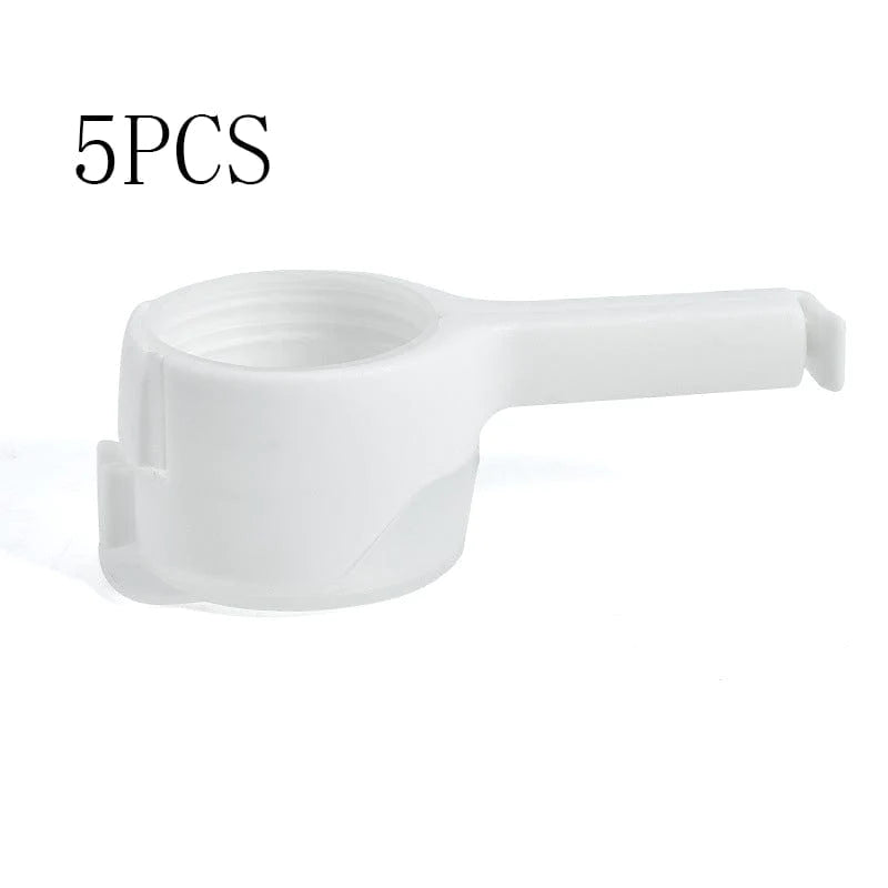 shop.plusyouclub 0 White / 5pc Seal-And-Pour Food Storage Clips