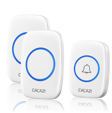shop.plusyouclub 0 White A / EU Wireless doorbell home new  long-distance remote control old pager Intelligent exchange doorbell
