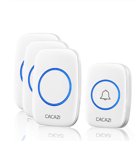 shop.plusyouclub 0 White B / UK Wireless doorbell home new  long-distance remote control old pager Intelligent exchange doorbell