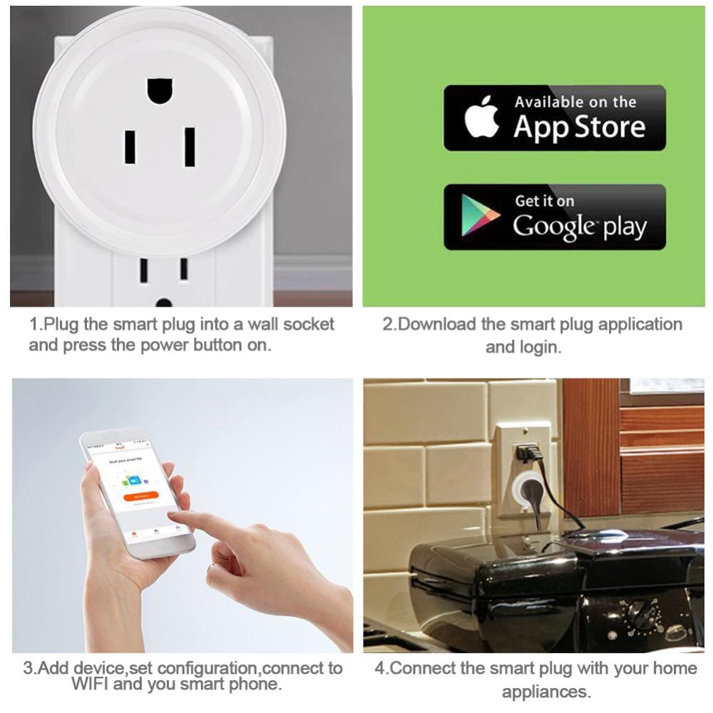 shop.plusyouclub 0 WIFI Smart Plug  control for Smart Homes