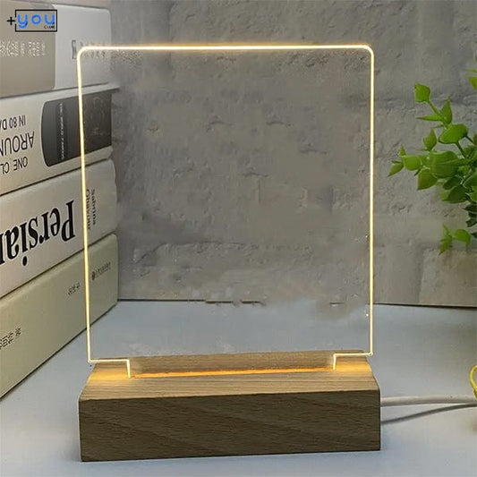 shop.plusyouclub 4 Acrylic Message Board Lamp